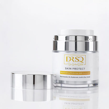 Skin Protect kept open on a white background